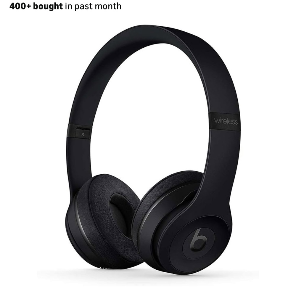 Beats Solo3 Wireless Headphones - Black- BNIB